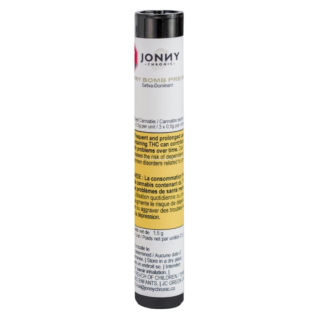 Jonny Chronic - Cherry Bomb (Mama’s Chili Bomb x Headspace) Pre-Rolls - 3x0.5g