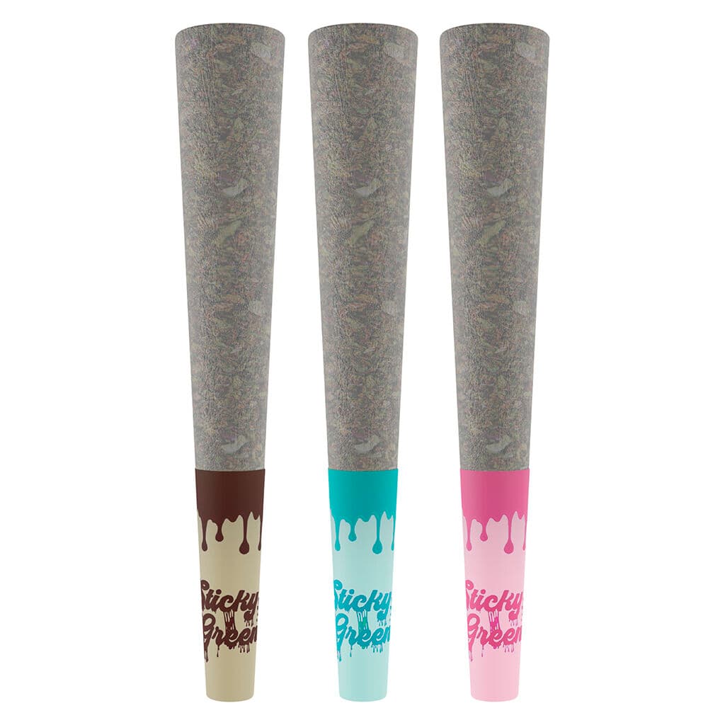 Sticky Greens - Tasty Trio Multipack Infused Pre-Roll - 3x0.5g