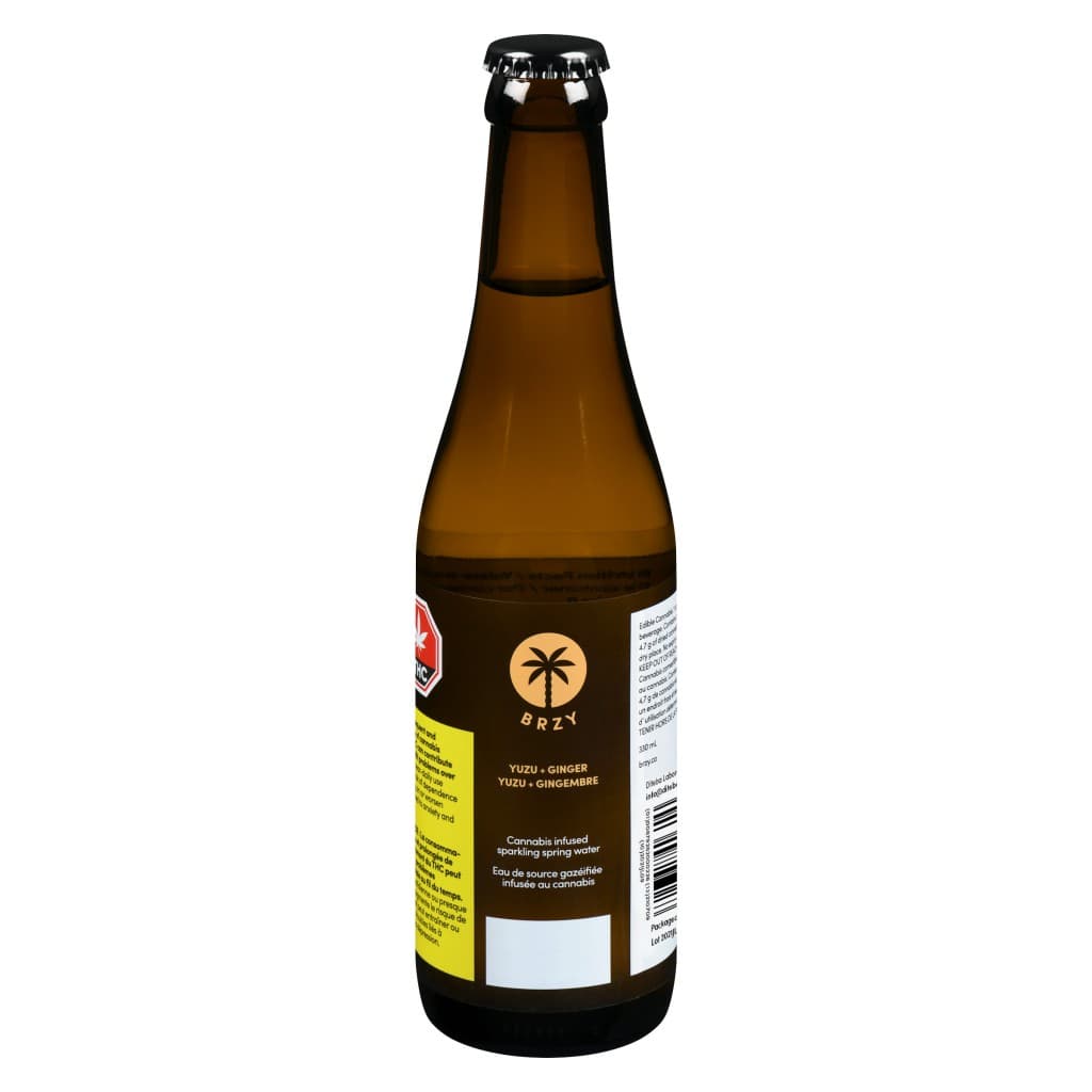 BRZY - Yuzu + Ginger Sparkling Spring Water