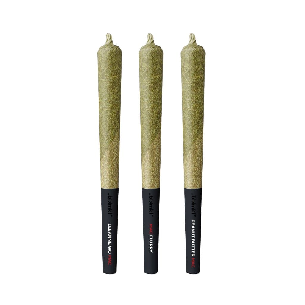 BLK MKT - The Mac Pac Pre-Rolls - 3x1g