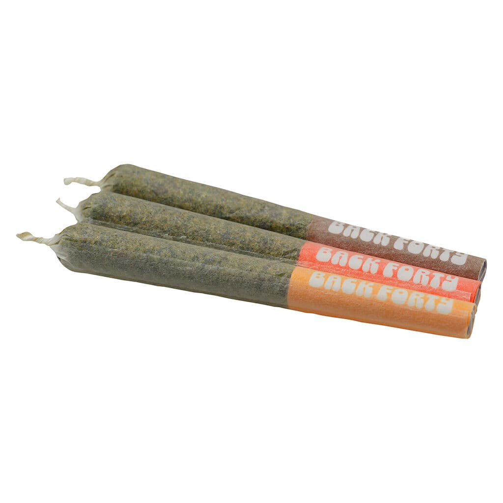 Back Forty - Multipack Infused Pre-Rolls - 3x0.5g