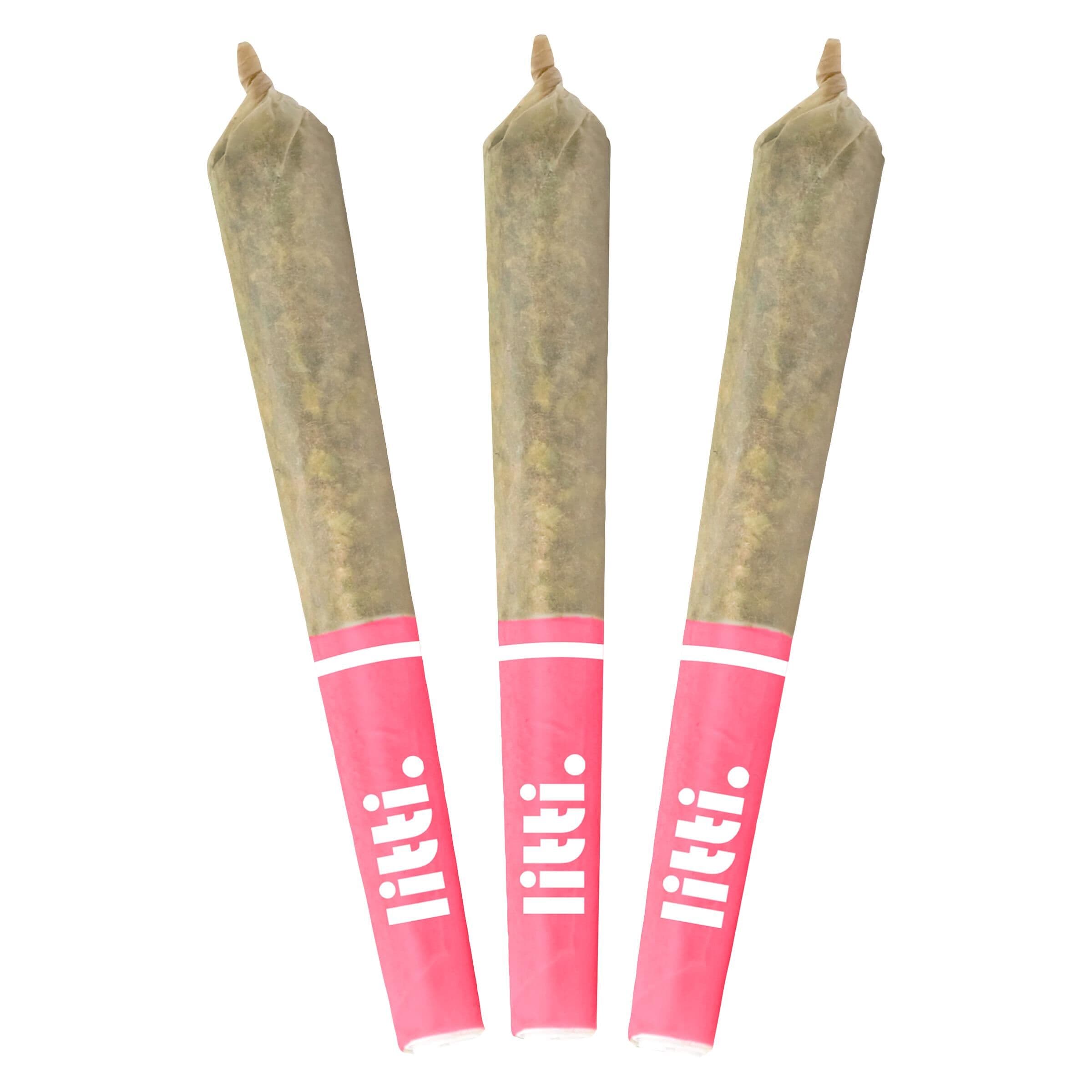 LITTI - Gulupa Gulp Infused Pre-Rolls (Mandarin Sunrise) - 3x0.5g