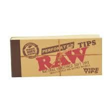 Raw Wide Perforated Tips