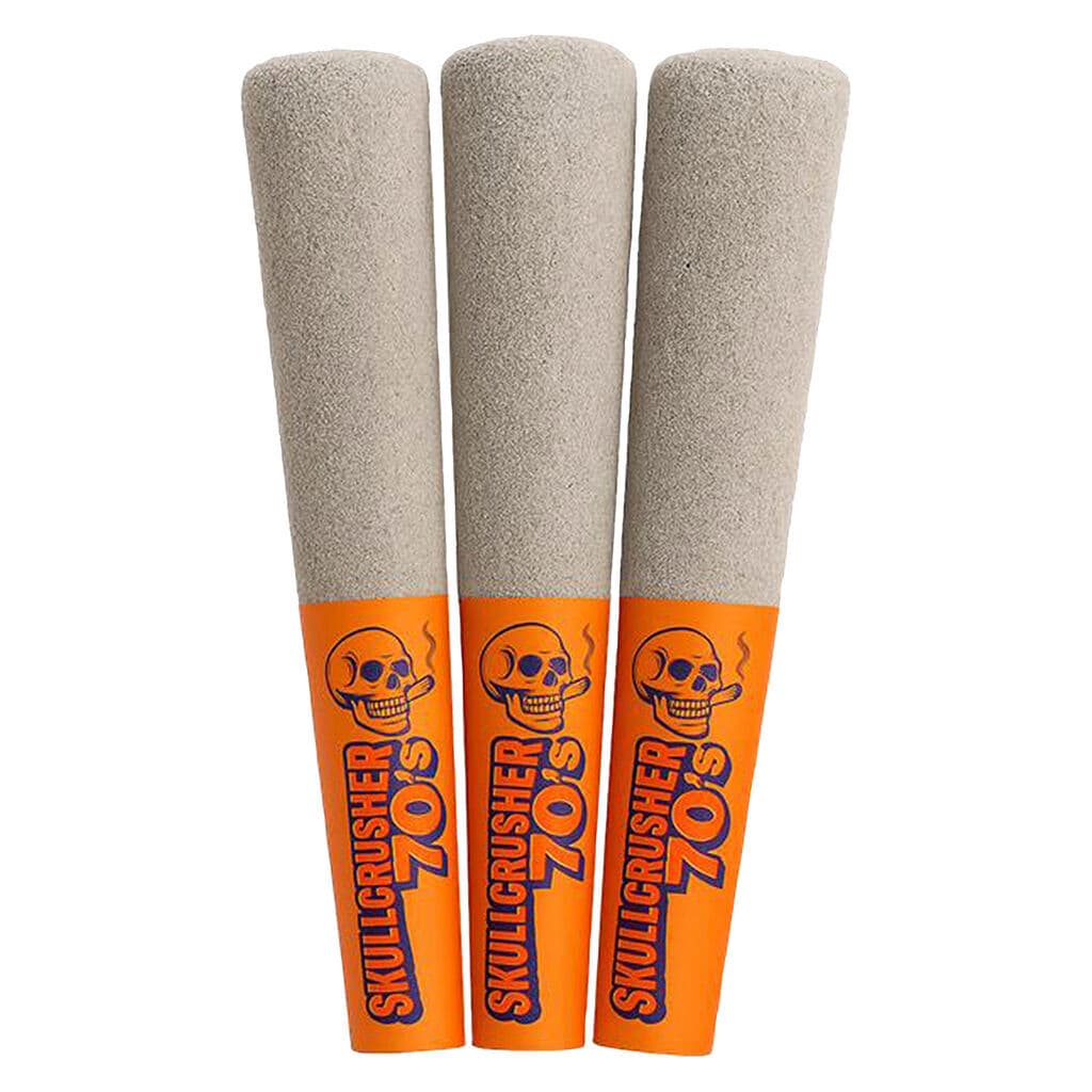 Skullcrusher 70's by RAD - Iced Orange - Quad Diamond Infused Pre-Roll - 3x0.45g