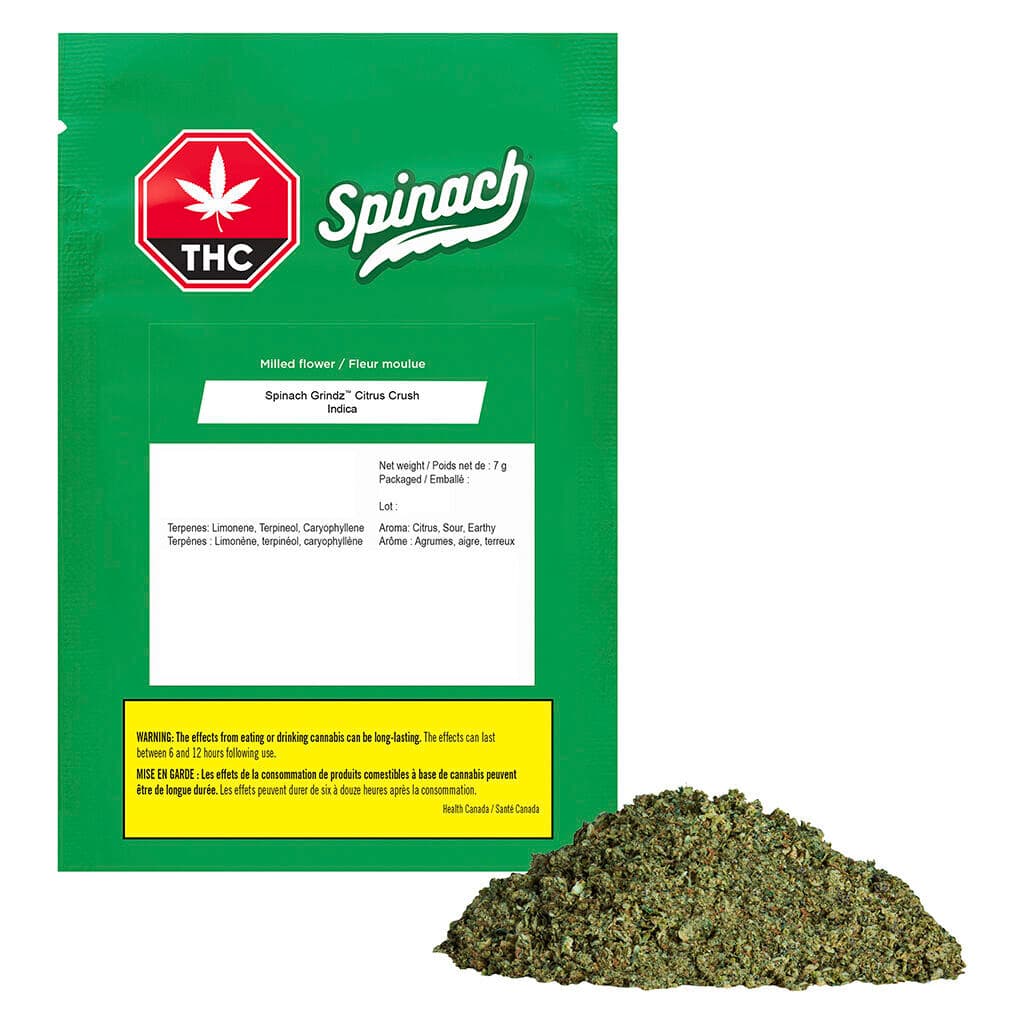 Spinach - Grindz - Citrus Crush (Milled) - 7g