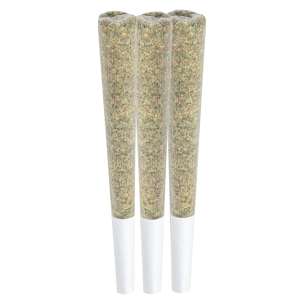Frootyhooty - Poppin Peach Distillate + Live Rosin Infused Pre-Rolls - 3x0.5g