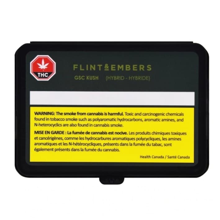 Flint & Embers - GSC Kush (Girl Scout Cookies x Conspiracy Kush) Pre-Rolls - 3x0.5g
