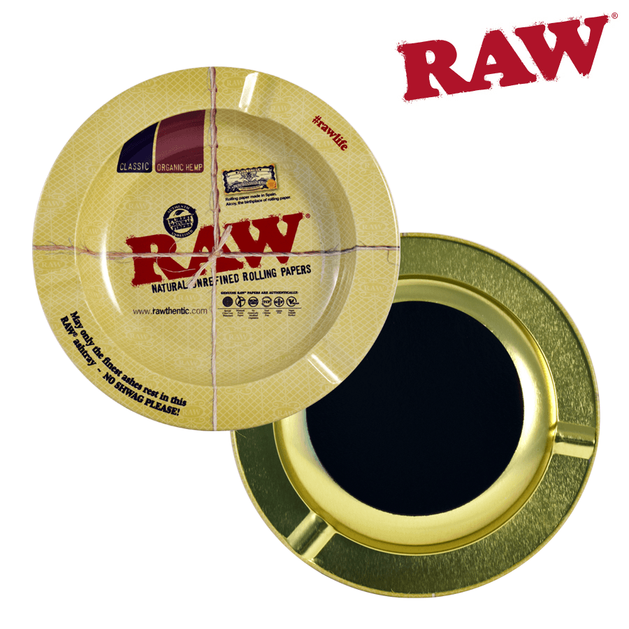 Raw Metal Ashtray w/Magnet