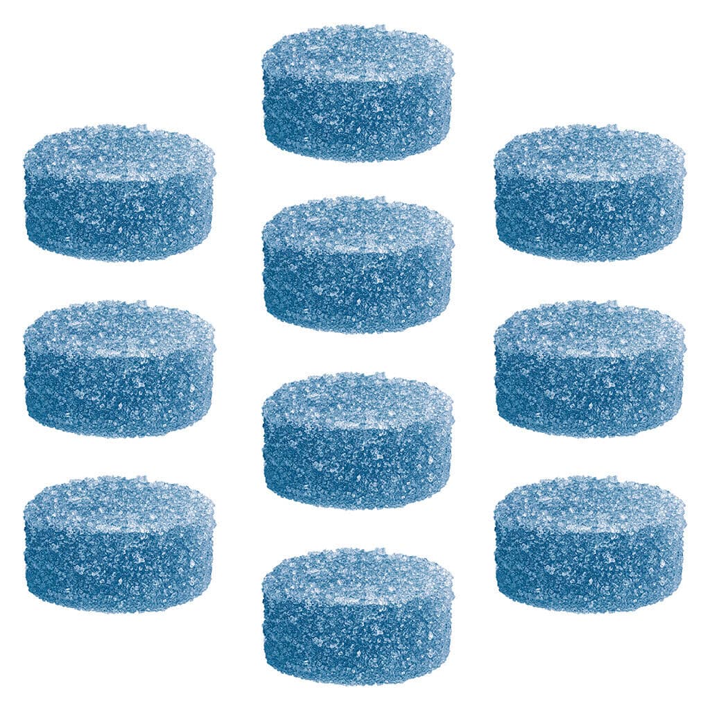 Shred'ems - Blueberry Blaster Max10 Party Pack 100 THC:CBG Gummies - 10x1 Pack