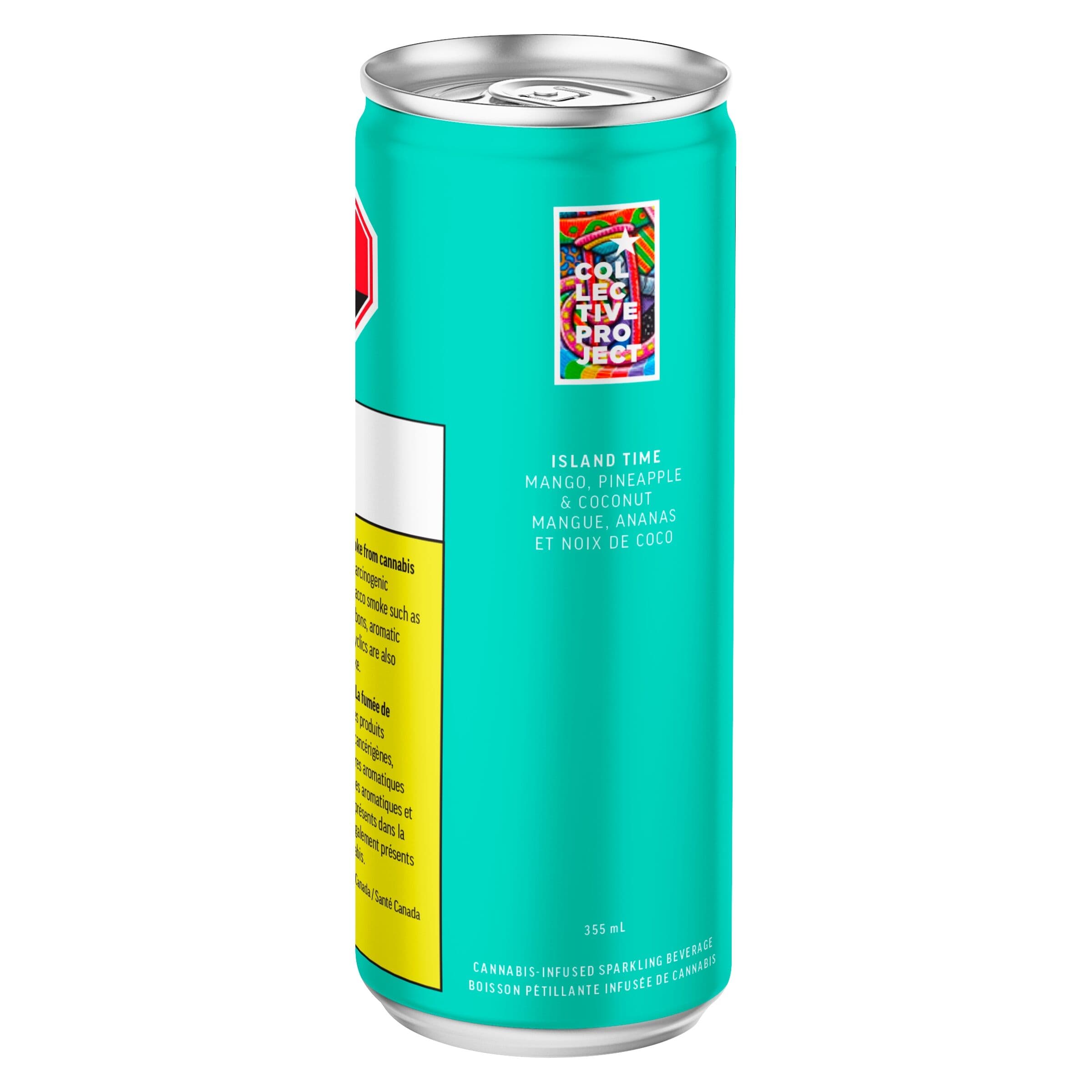 Collective Project - Island Time (Mango Pineapple & Coconut) Sparkling Juice - 355mL