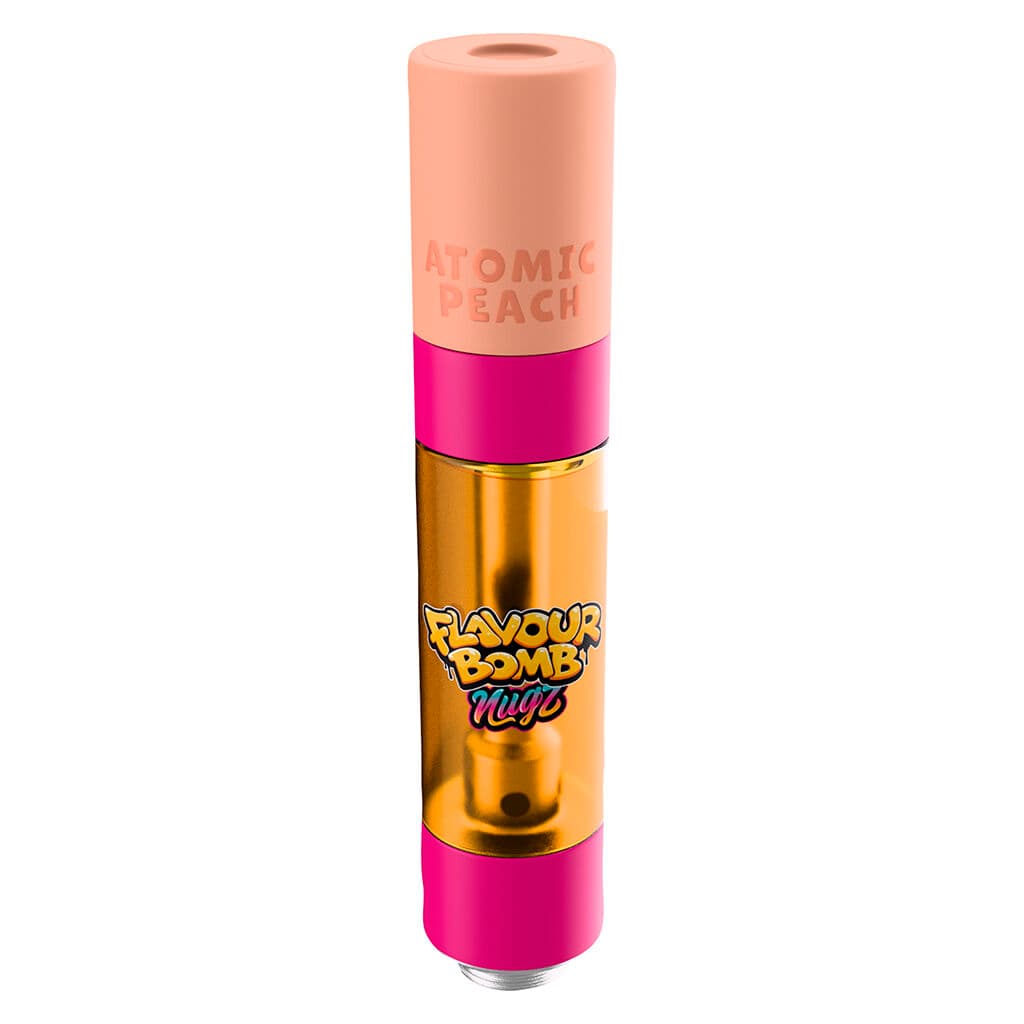 Nugz - FLAVOUR BOMB Atomic Peach Liquid Diamond 510 Vape - 0.95g