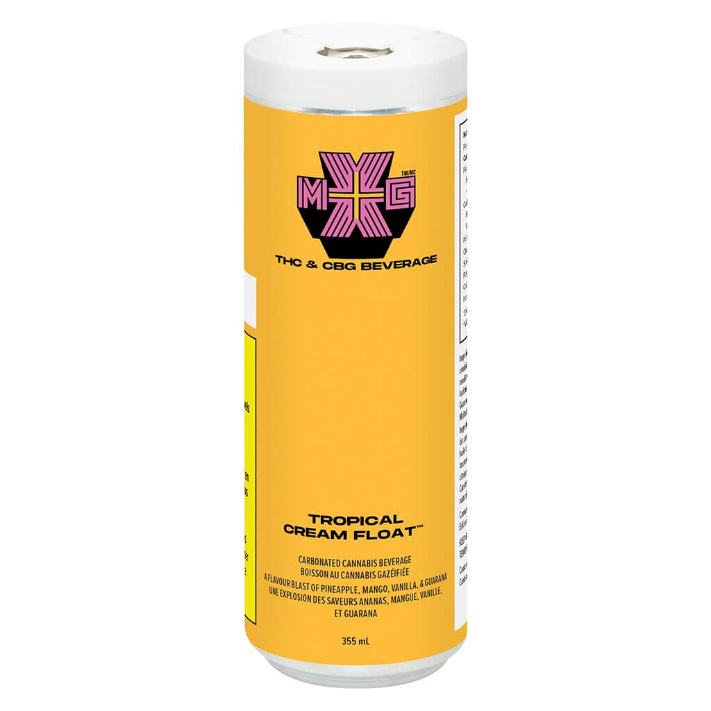 XMG+ - Tropical Cream Float THC + CBG + Guarana - 355mL