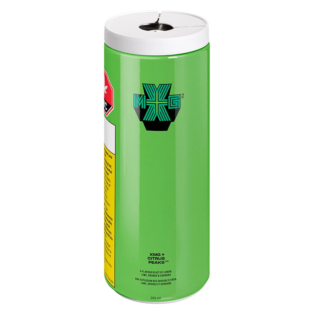 XMG+ - Citrus Peaks THC + CBG + Guarana - 355mL