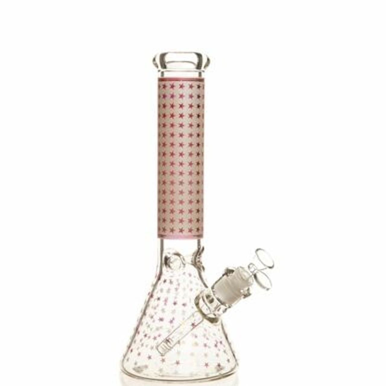 14" 7mm Shiny Polka Dot Glass Beaker