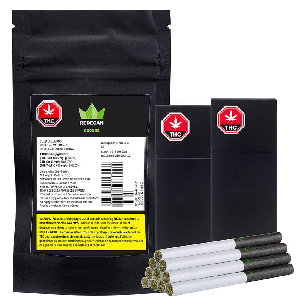 Redecan - Redees Cold Creek Kush Pre-Rolls - 20x0.4g
