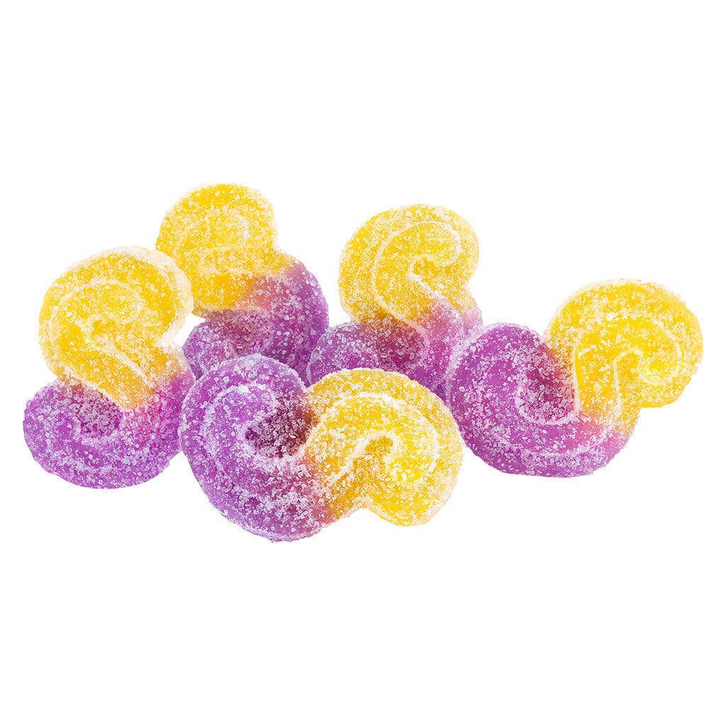 Spinach SOURZ - Peach Passionfruit 1:1:1 CBN CBD THC Gummies - 5 pack