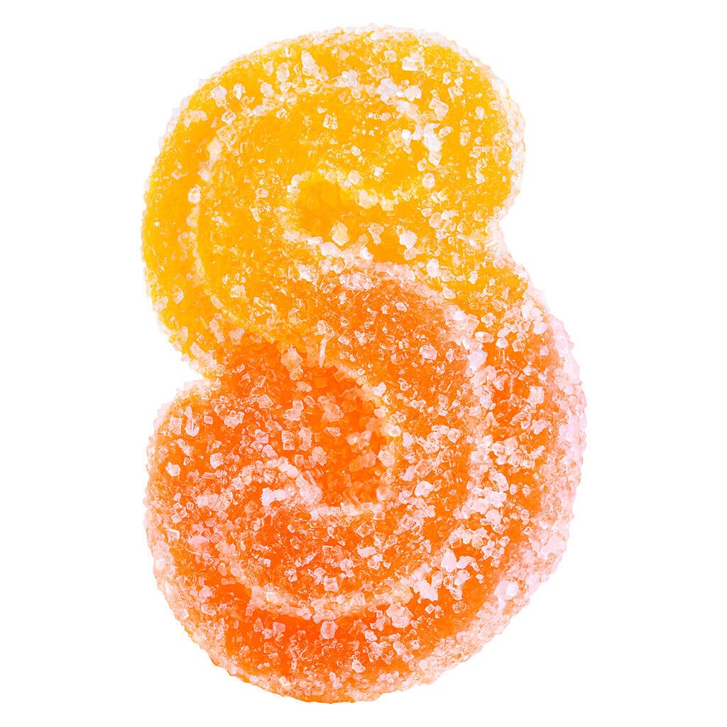 Spinach SOURZ - Fully Blasted Peach Orange 1:1 THC CBD Gummy - 1 Pack