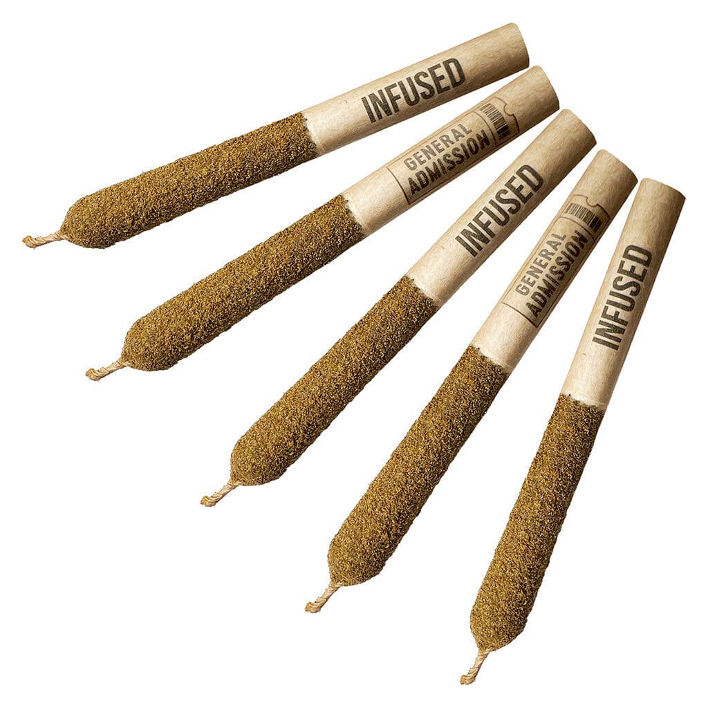 General Admission - Passion Fruit Dream Distillate Infused Pre-Rolls - 5x0.5g