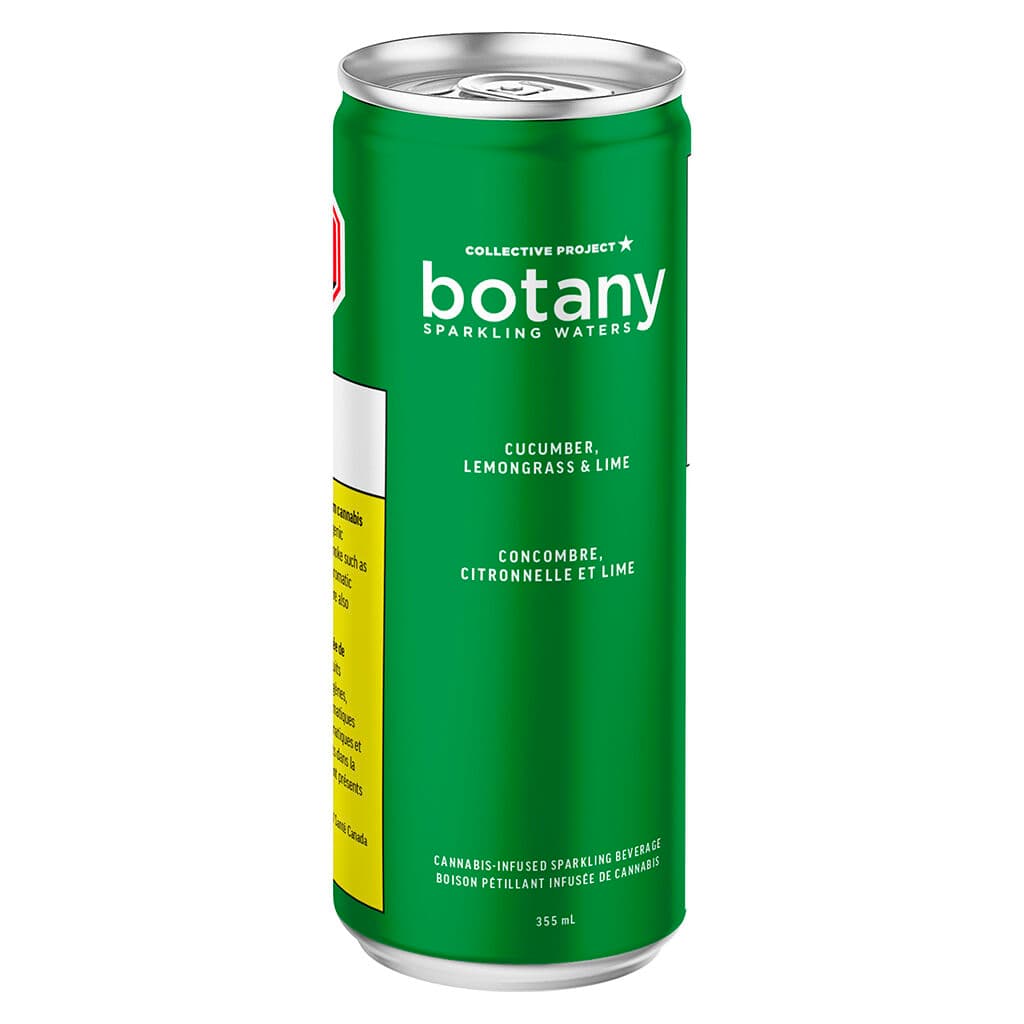 BOTANY by Collective Project - Cucumber Lemongrass & Lime Sparkling Botanical Water - 355mL