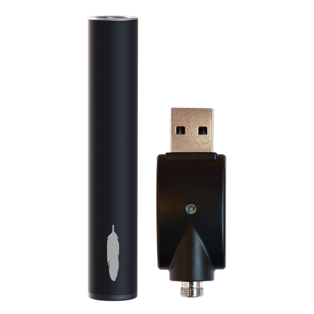 Feather - Premium 510 Thread Battery and Charger - Black