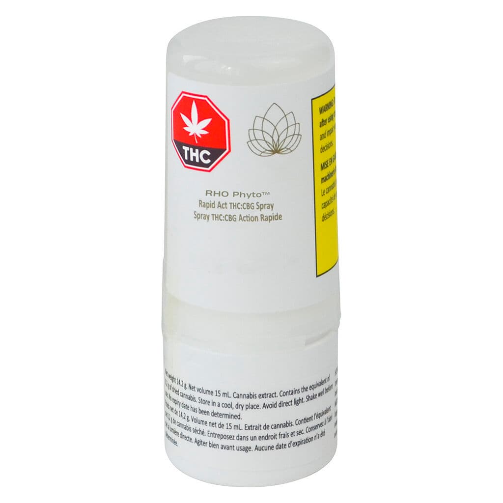 RHO PHYTO - Rapid Act THC:CBG Oral Spray