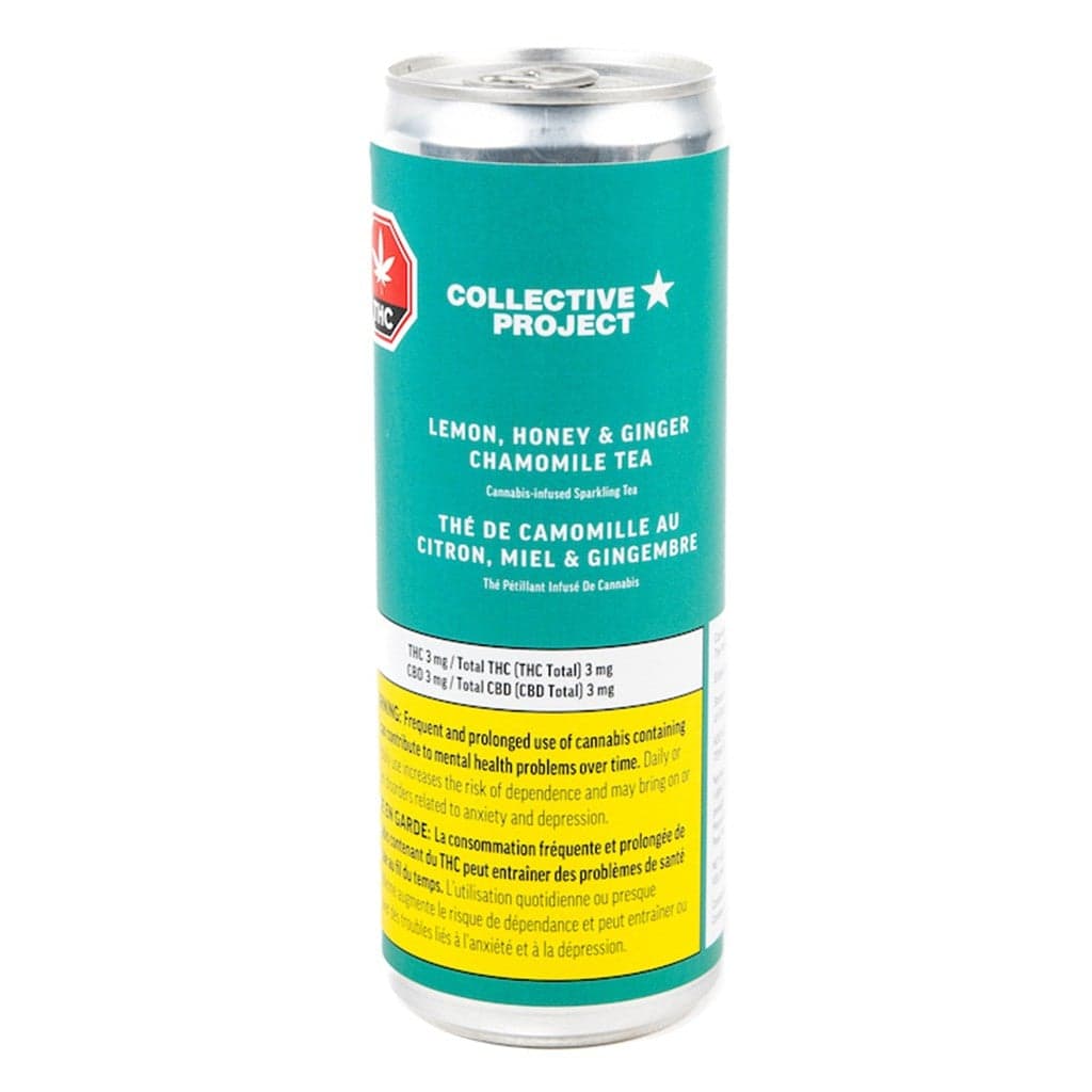 Collective Project - Lemon Honey & Ginger Chamomile Sparkling Tea - 1x355ml