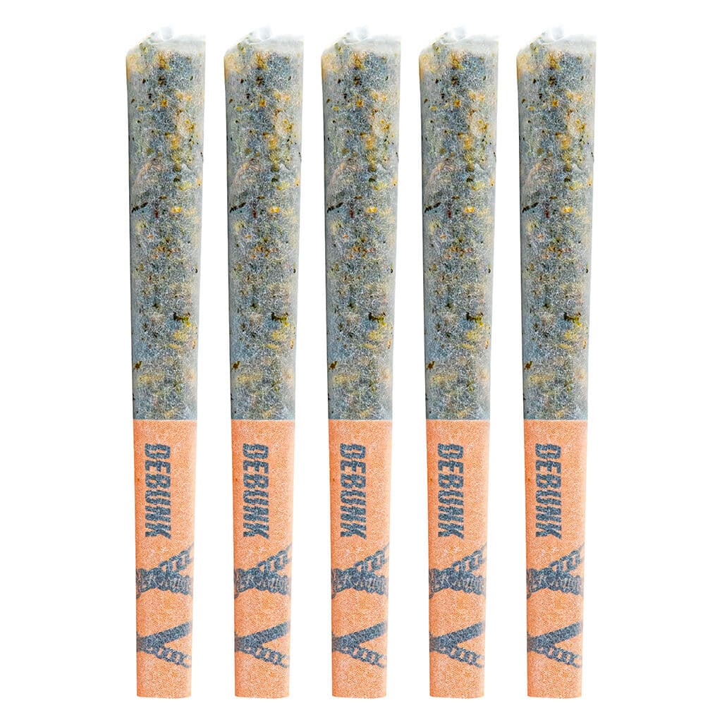 Debunk - 24K Gold Sativa Crushed Diamond Infused Pre-Rolls - 5x0.5g
