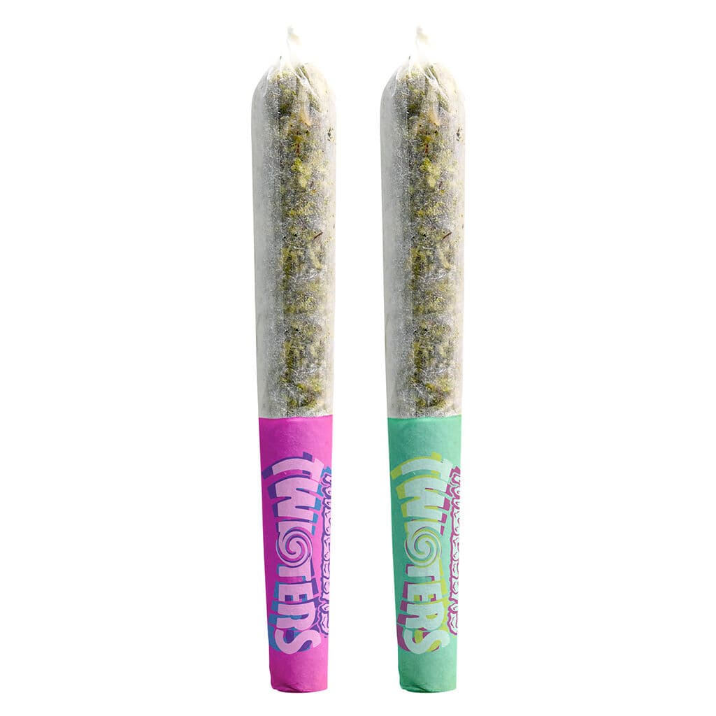 Rizzlers - Twisters - Grape Galaxy & Sour Slapple Infused Pre-Roll - 2x0.5g