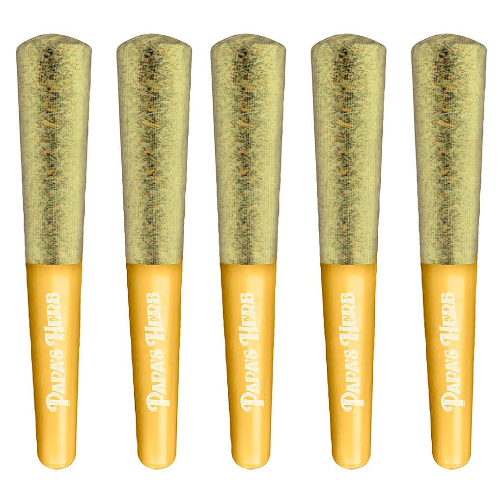 Papa's Herb - Hybrid LemonCherry GLTO Liquid Diamond Infused Pre-Roll Pack - 5x0.5g