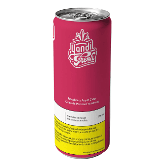 Province Brands - Yandi Fresh THC Infused Raspberry Apple Cider - 355mL